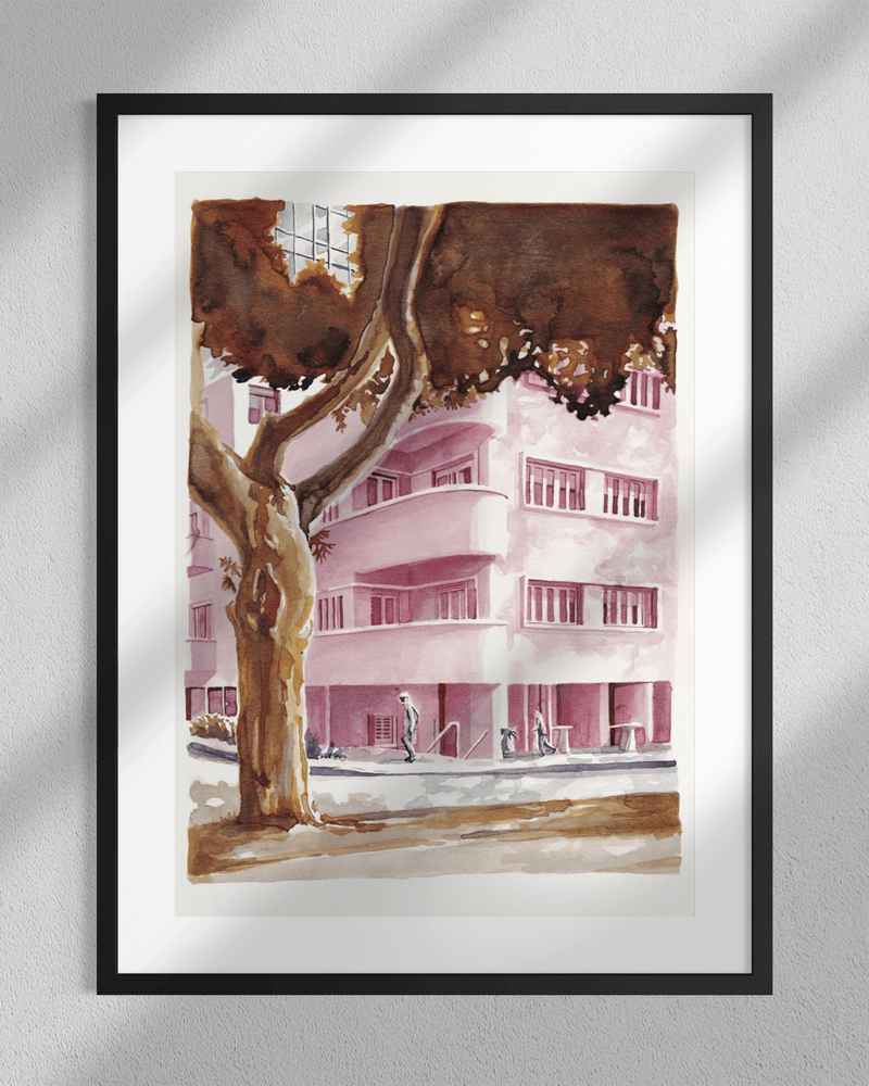 Rothschild Original Painting Tel Aviv